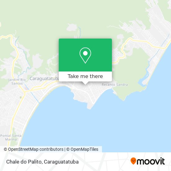 Chale do Palito map