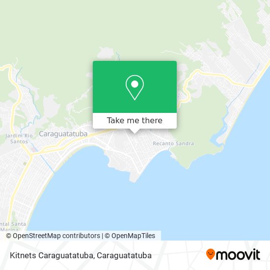 Kitnets Caraguatatuba map