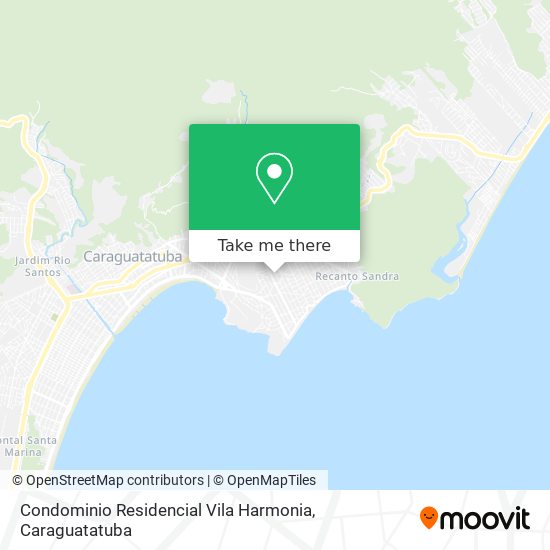 Mapa Condominio Residencial Vila Harmonia