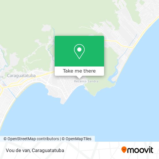 Mapa Vou de van