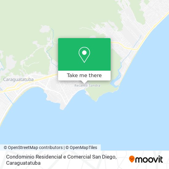 Mapa Condominio Residencial e Comercial San Diego