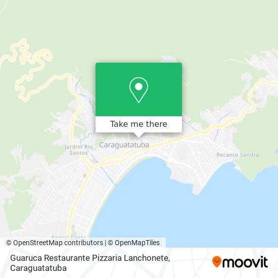 Mapa Guaruca Restaurante Pizzaria Lanchonete