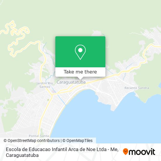 Mapa Escola de Educacao Infantil Arca de Noe Ltda - Me