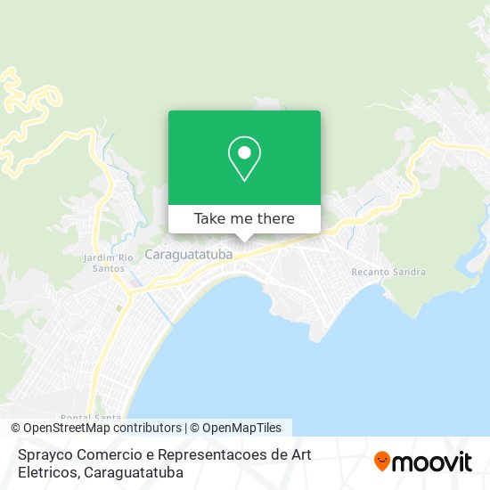 Sprayco Comercio e Representacoes de Art Eletricos map