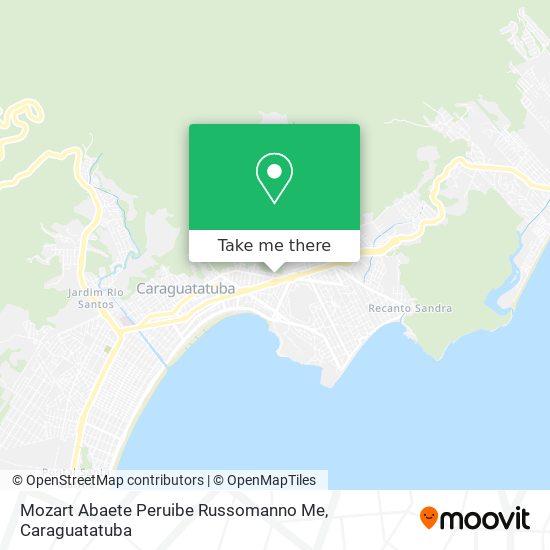Mozart Abaete Peruibe Russomanno Me map