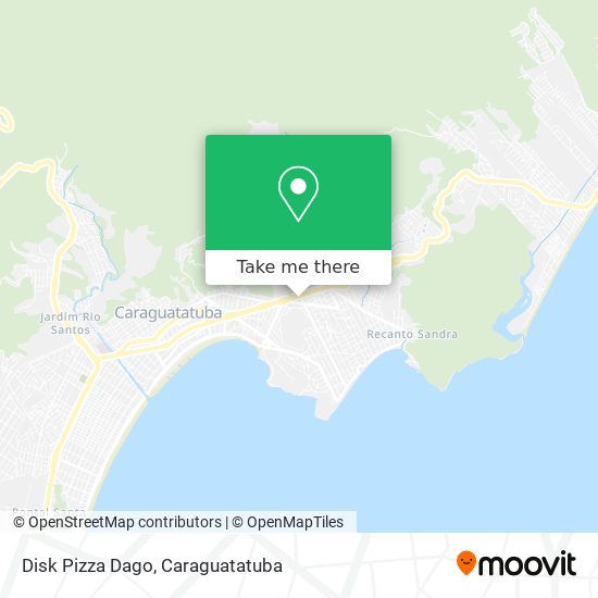 Mapa Disk Pizza Dago