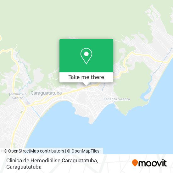Clinica de Hemodiálise Caraguatatuba map
