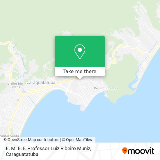 E. M. E. F. Professor Luiz Ribeiro Muniz map