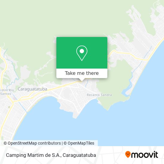 Camping Martim de S.A. map