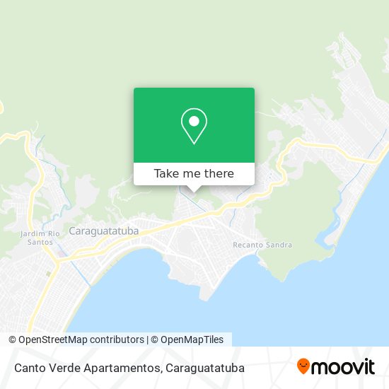 Canto Verde Apartamentos map