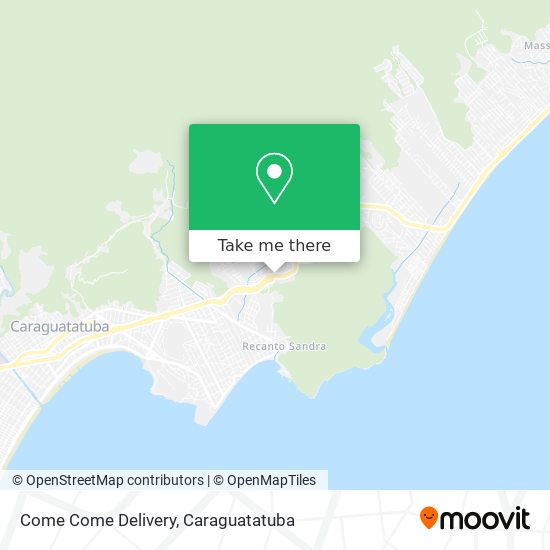 Come Come Delivery map