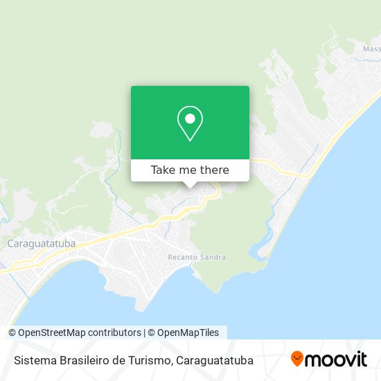 Sistema Brasileiro de Turismo map