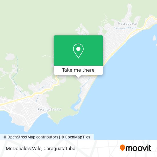 McDonald's Vale map