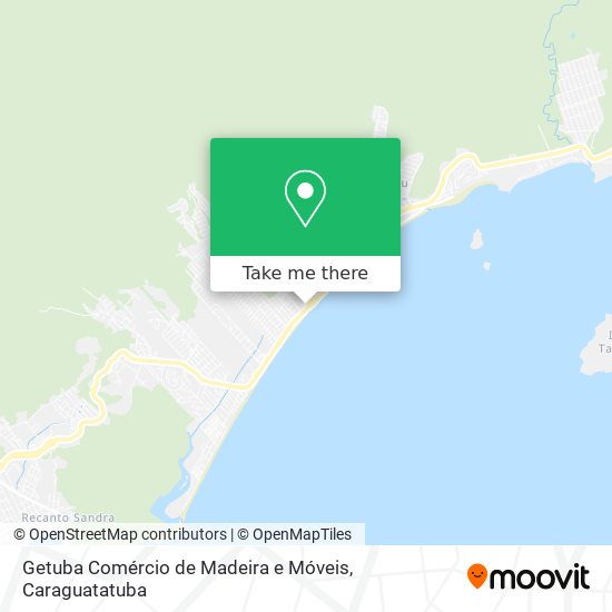 Getuba Comércio de Madeira e Móveis map