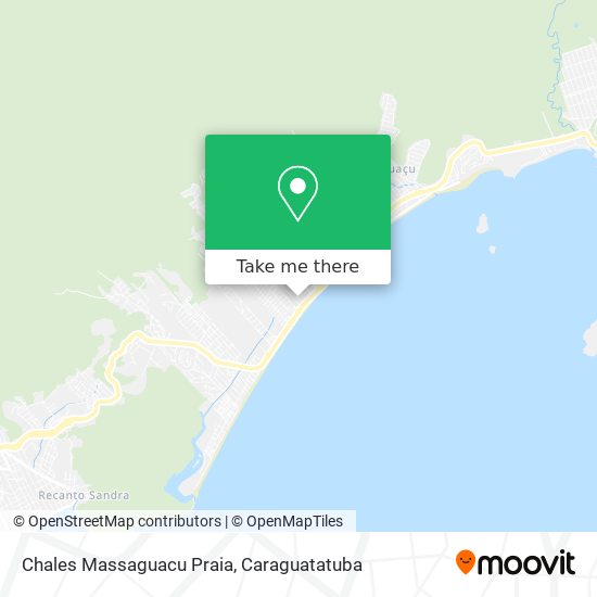 Chales Massaguacu Praia map