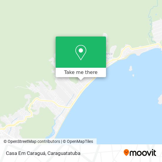 Mapa Casa Em Caraguá