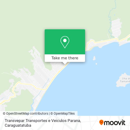 Transvepar Transportes e Veiculos Parana map