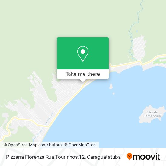 Mapa Pizzaria Florenza Rua Tourinhos,12