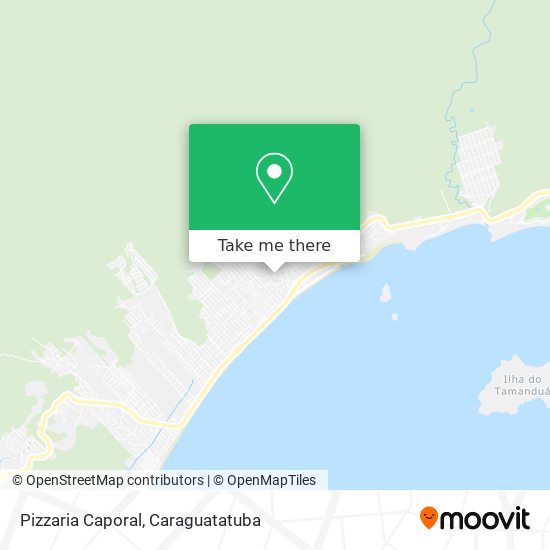 Pizzaria Caporal map