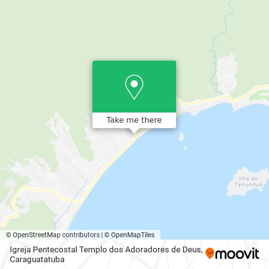Mapa Igreja Pentecostal Templo dos Adoradores de Deus
