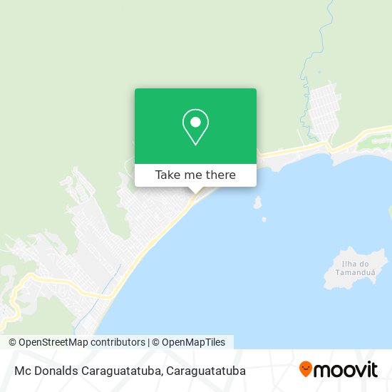Mc Donalds Caraguatatuba map
