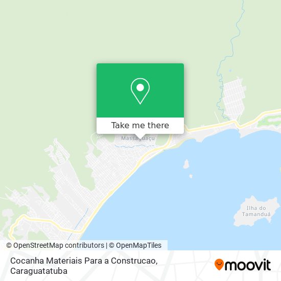 Cocanha Materiais Para a Construcao map