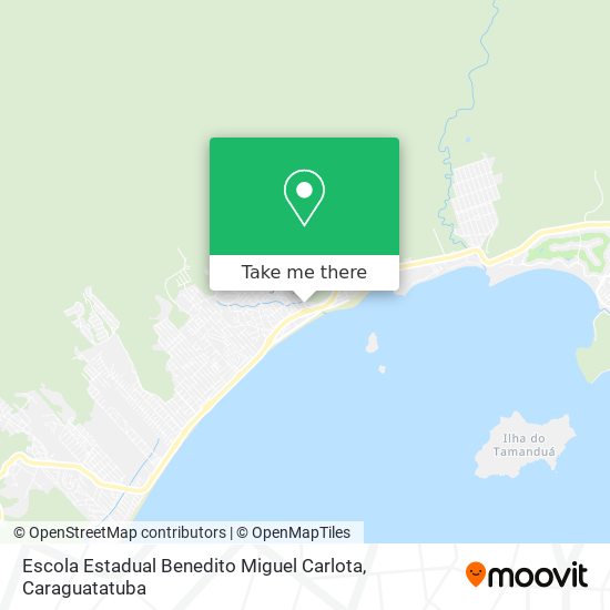 Mapa Escola Estadual Benedito Miguel Carlota