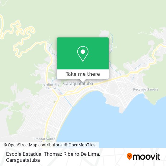 Mapa Escola Estadual Thomaz Ribeiro De Lima