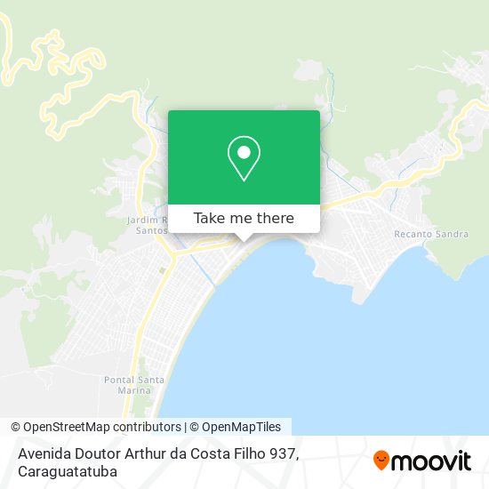 Mapa Avenida Doutor Arthur da Costa Filho 937