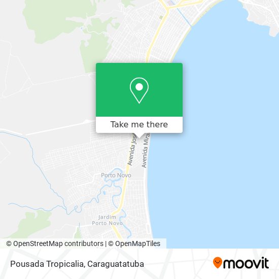 Pousada Tropicalia map