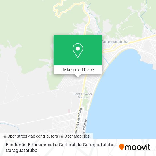 Fundação Educacional e Cultural de Caraguatatuba map