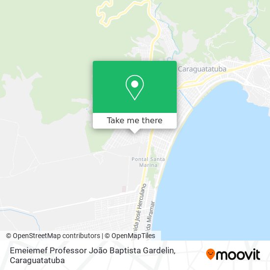 Mapa Emeiemef Professor João Baptista Gardelin