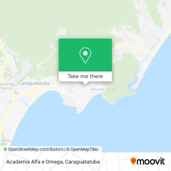 Mapa Academia Alfa e Omega