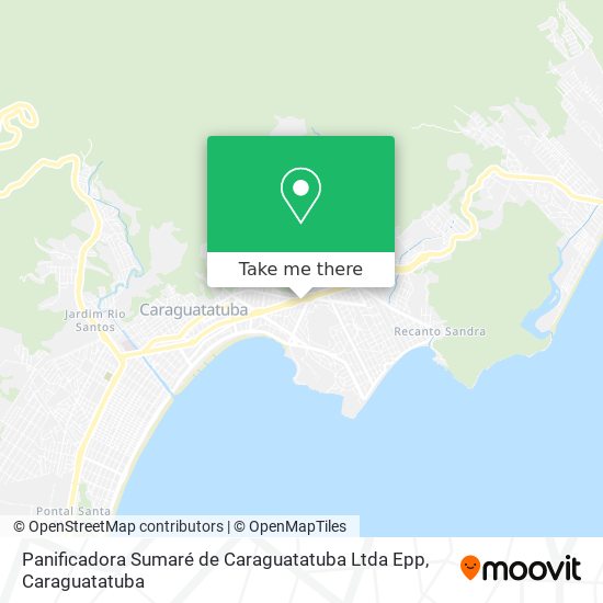 Mapa Panificadora Sumaré de Caraguatatuba Ltda Epp