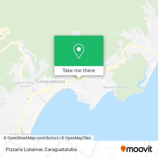 Mapa Pizzaria Lunamar
