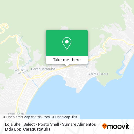 Loja Shell Select - Posto Shell - Sumare Alimentos Ltda Epp map