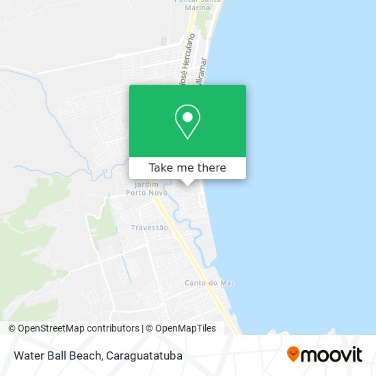 Water Ball Beach map