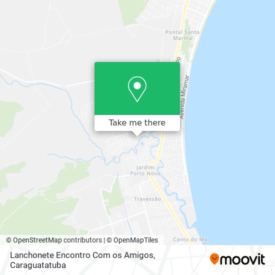 Lanchonete Encontro Com os Amigos map