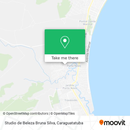 Mapa Studio de Beleza Bruna Silva