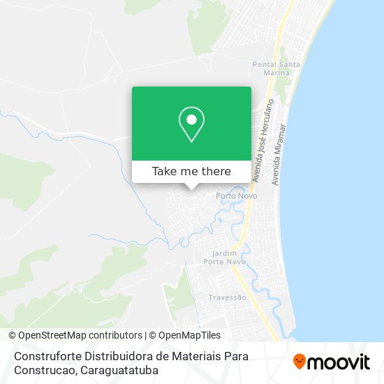 Mapa Construforte Distribuidora de Materiais Para Construcao