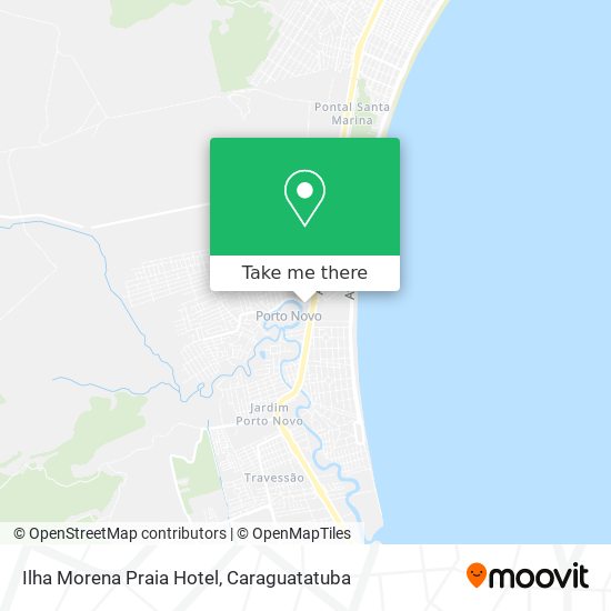 Ilha Morena Praia Hotel map