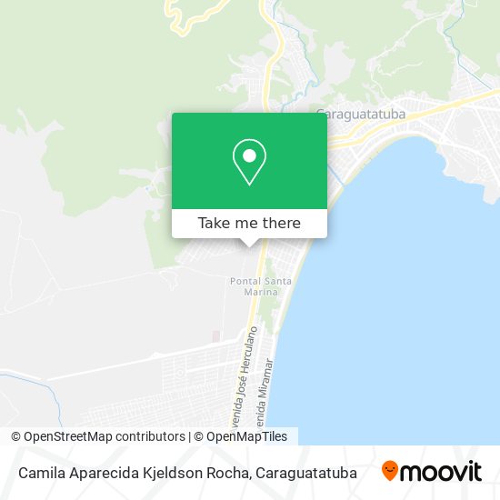Camila Aparecida Kjeldson Rocha map