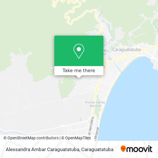 Alessandra Ambar Caraguatatuba map