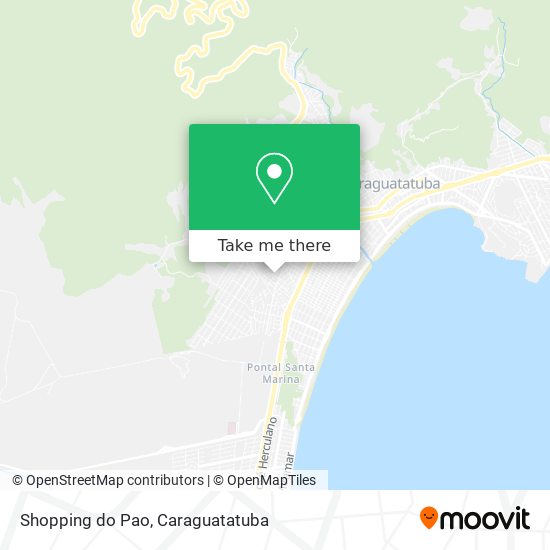 Mapa Shopping do Pao