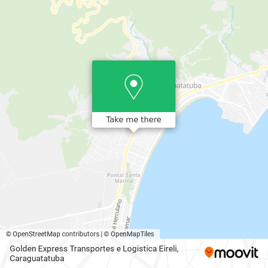 Mapa Golden Express Transportes e Logistica Eireli