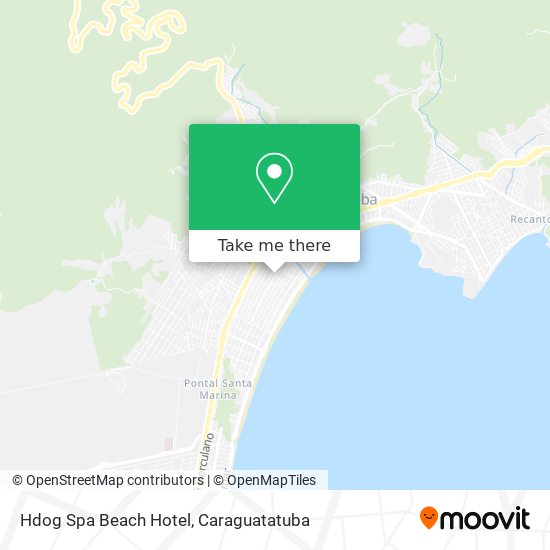 Hdog Spa Beach Hotel map