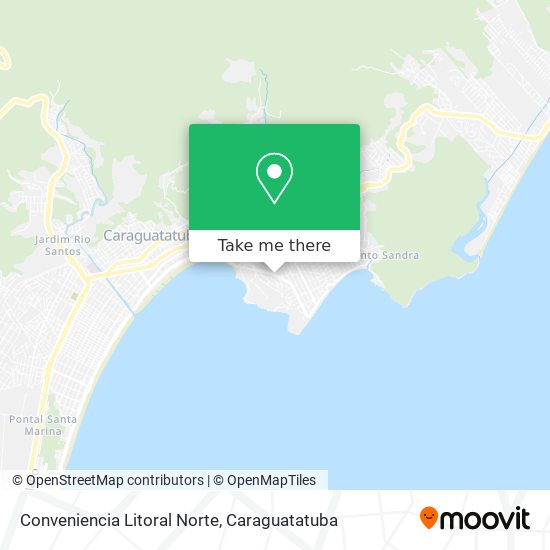 Conveniencia Litoral Norte map