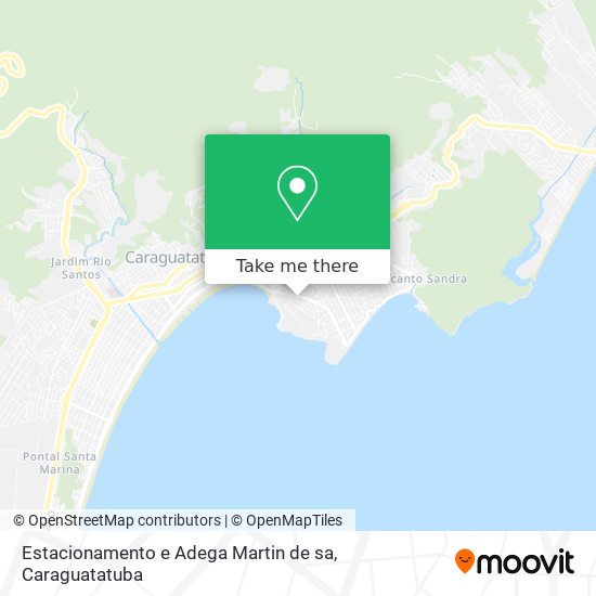 Mapa Estacionamento e Adega Martin de sa