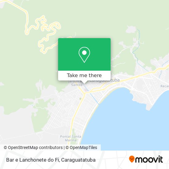 Bar e Lanchonete do Fi map