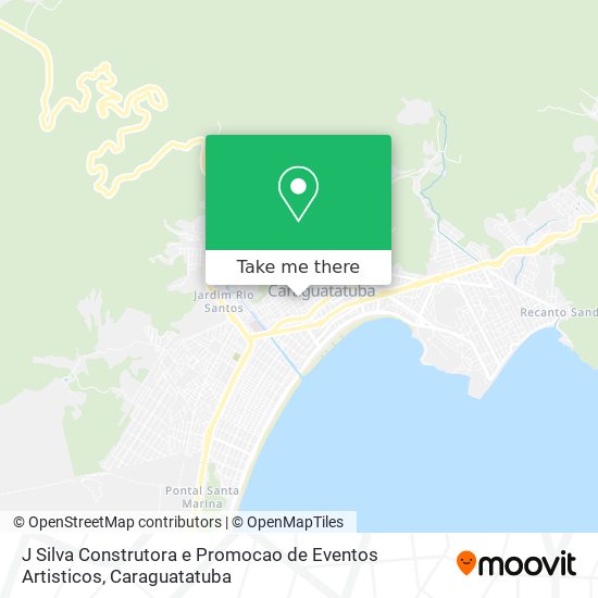 Mapa J Silva Construtora e Promocao de Eventos Artisticos